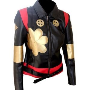 Womens Suicide Squad Katana Black Leather Jacket