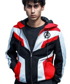 Men's Avengers Endgame Hoodie Leather Jacket