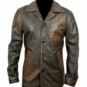 Supernatural Dean Winchester Distressed Brown Leather Coat