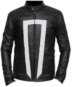 New Ghost Rider Black Leather Jacket