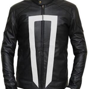 New Ghost Rider Black Leather Jacket