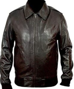 New Happy Days Fonzie Brown Leather Jacket