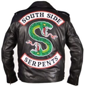Men's Riverdale Southside Serpents Jughead Jones Black Leather Jacket