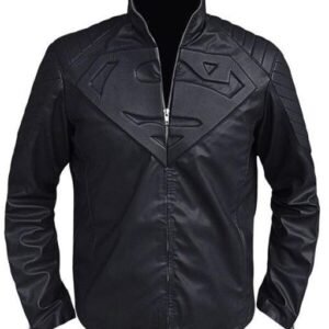 Smallville Superman Black Leather Jacket
