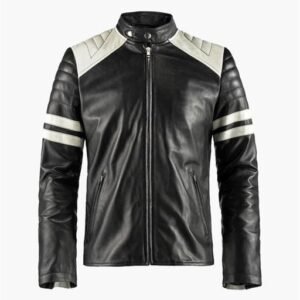 Men's Fight Club Mayhem Black Leather Jacket