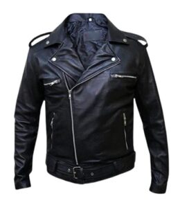 The Walking Dead Negan Black Leather Jacket