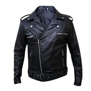 The Walking Dead Negan Black Leather Jacket
