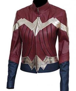 Women's Gal Gadot Wonder Woman Leather Jacket
