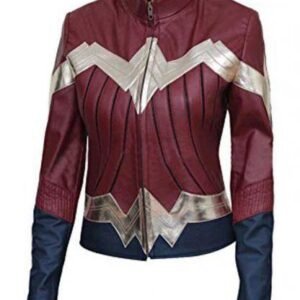 Women's Gal Gadot Wonder Woman Leather Jacket