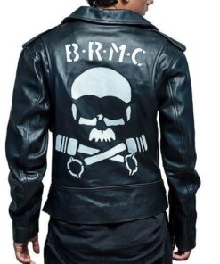 Marlon Brando Johnny Strabler The Wild One Black Leather Jacket